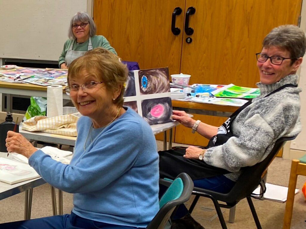 Members of the BoA u3a painting and drawing group