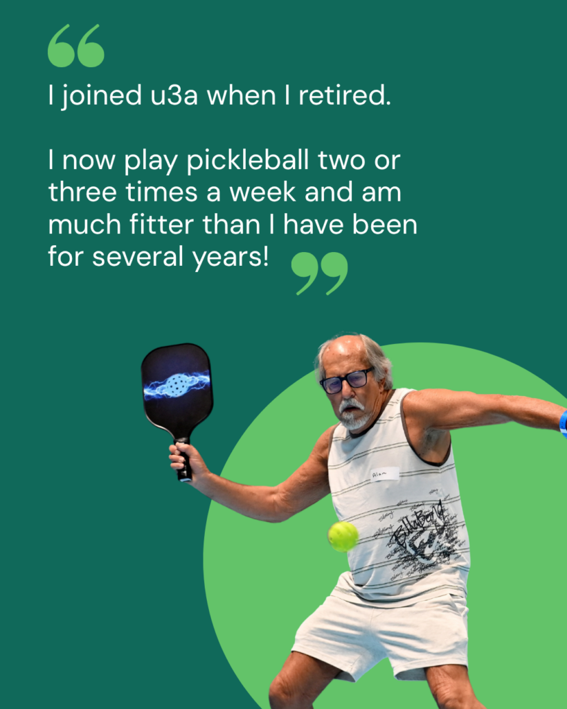 National u3a sport quote image